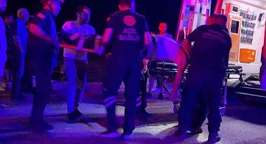 Damadının aracıyla kaçan adam tarlaya uçtu