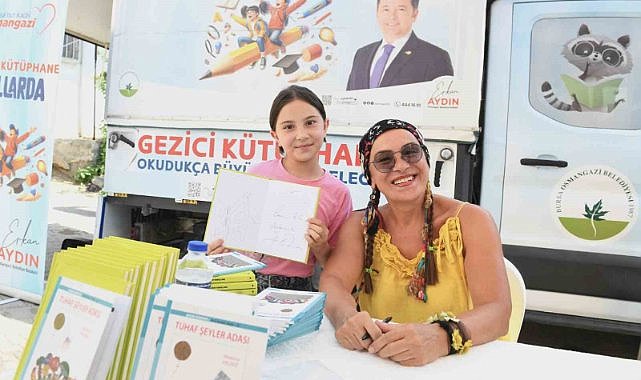 Gezici Kütüphane çocukları bilgiyle donatıyor