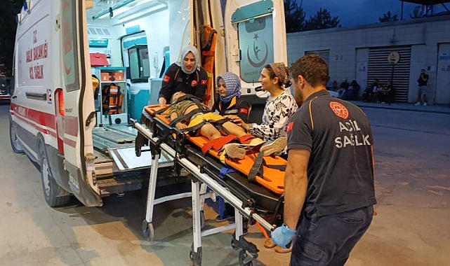 İnegöl'de otomobilin çarptığı bisikletli çocuk ağır yaralandı
