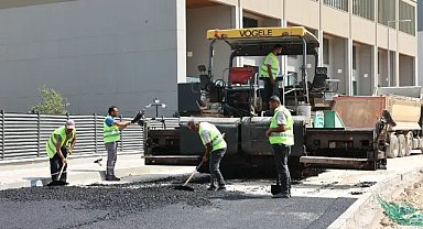Nilüfer Belediyesi'nden yoğun asfalt mesaisi