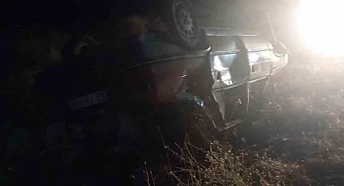 Tokat’ta otomobil takla attı: 1 yaralı