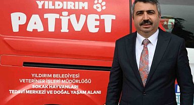 Yıldırım’da patili canlara mobil hizmet