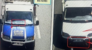 Aynı aracın üzerinde oynama yapıp, izini kaybettirmeye çalıştı