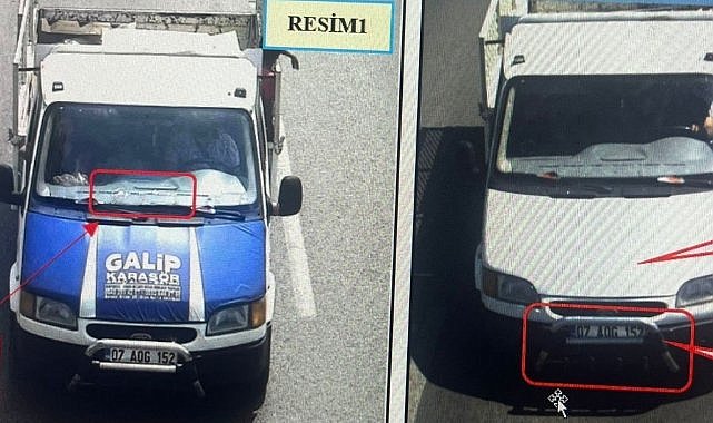 Aynı aracın üzerinde oynama yapıp, izini kaybettirmeye çalıştı