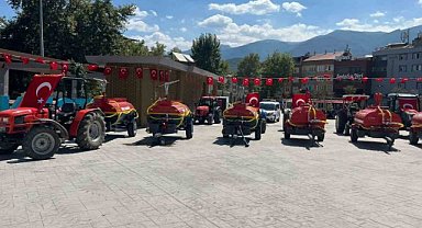 Orman köylerine, itfaiye teçhizatlı su tankerlerine kavuştu