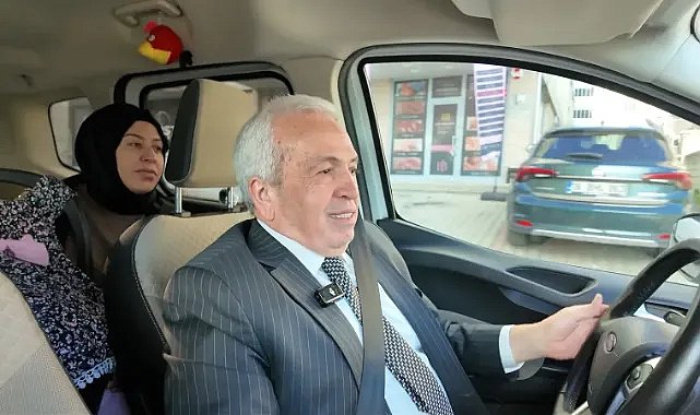 Başkan Özdemir anneler için direksiyona geçti