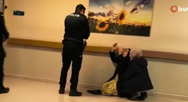 Bir annenin en zor anı! Evladı için ağlayarak dua etti