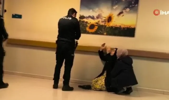 Bir annenin en zor anı! Evladı için ağlayarak dua etti