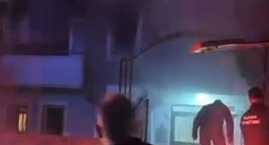 Bursa’da apartman dairesi alev alev yandı