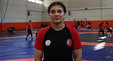 Milli güreşçi Nesrin Baş, Arnavutluk'ta bronz madalya kazandı