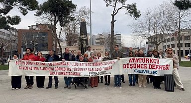 ADD Gemlik'ten savaşa sert duruş