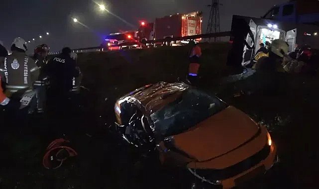 Bayramın ilk günü yürek yakan kaza! Taksi su kanalına uçtu: 3 ölü