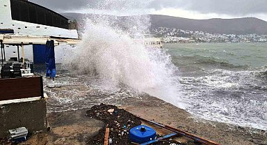 Bodrum-Kaş arası denizlerde fırtına uyarısı