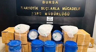 Bursa’da büyük uyuşturucu operasyonu