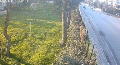 Bursa'da cinayet gibi kaza güvenlik kamerasında