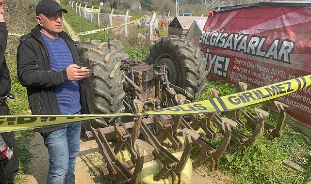 Bursa’da devrilen traktörün altında kalan sürücü hayatını kaybetti