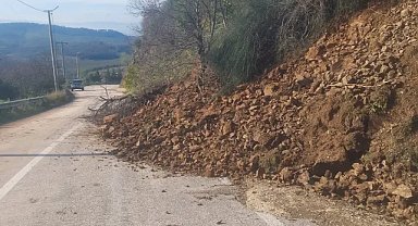 Bursa'da toprak kayması!