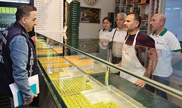 Bursa Nilüfer’de tatlı üreticilerine sıkı denetim