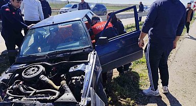 Çorum’da trafik kazası: 1 yaralı