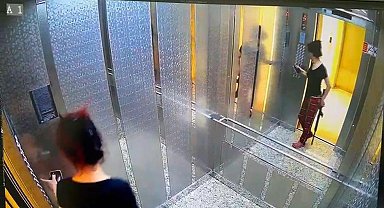 Eline pompalıyı aldı, pijamasıyla dehşet saçıp geri evine döndü