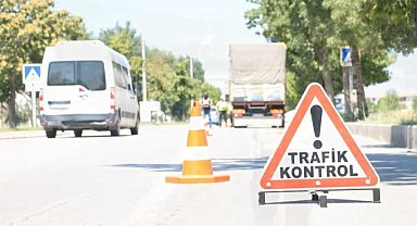 Erzincan’da drone destekli trafik denetimi