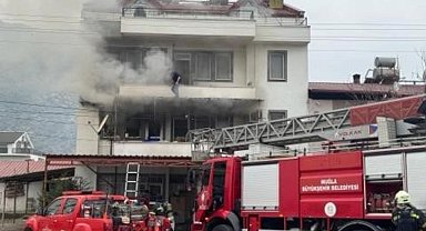 Fethiye’de ev yangını