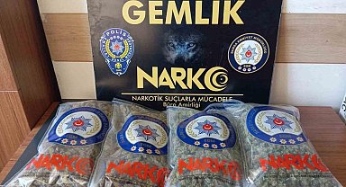 Gemlik’te uyuşturucu tacirlerine operasyon
