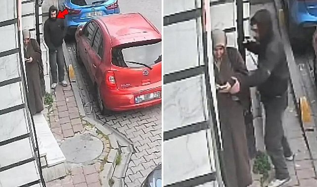Güpegündüz sokak ortasında hırsızlık! Kadının elinden kapıp kaçtı