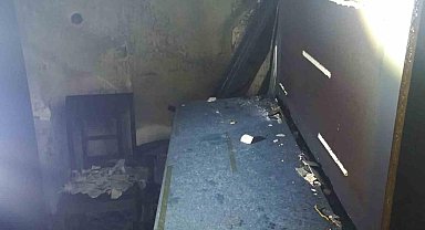 Iğdır’da günlük kiralık dairede yangın