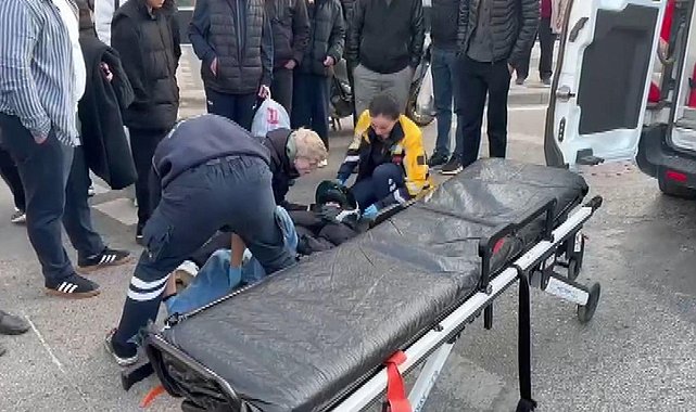 İstanbul'da motosiklet kaza yaptı! Yaralılar var