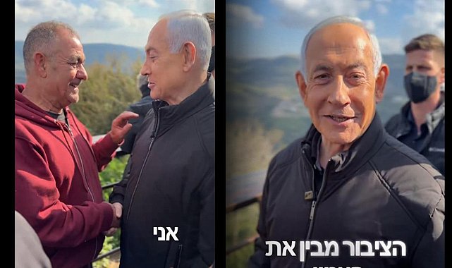 'Kahveli' paylaşımdan sonra Netanyahu'dan yeni video!