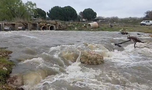 Kuruyan dere coştu, İznik Gölü’ne umut oldu