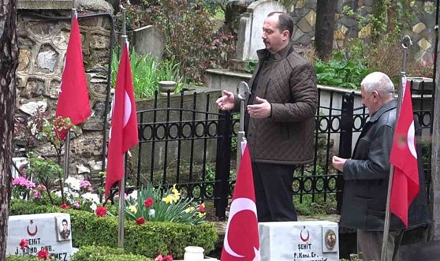 Şehit ailelerinden bayram ziyareti