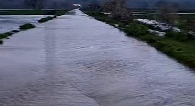 Susurluk Çayı’nda sular yükseldi