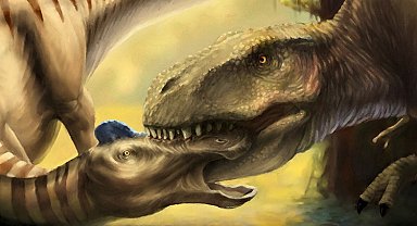 T.rex’in dişi avının kafasında bulundu
