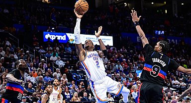 Thunder, sahasında Pistons'ı uzatmada yendi