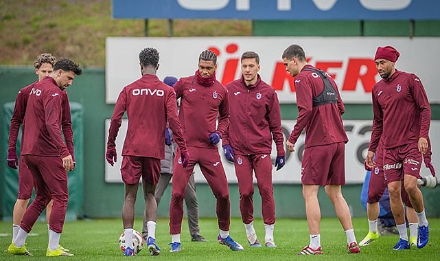 Trabzonspor, Galatasaray maçı hazırlıklarını sürdürdü!