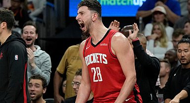 Alperen Şengün, 'double-double' yaptı: Houston Rockets seriyi 7 maça çıkardı