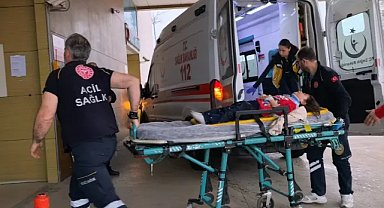 Bursa'da motosiklet kazası! Küçük çocuk ağır yaralandı