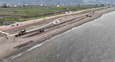 Bursa'da plajlar yaza hazır hale getiriliyor