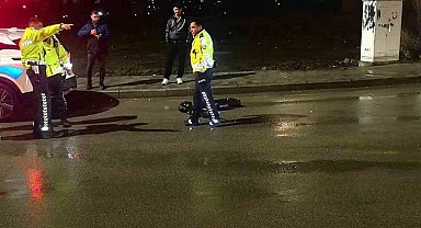 Erzurum’da scooter sürücüsüne araç çarptı: 1 yaralı