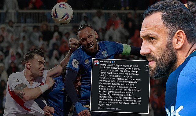 Kosova-Türkiye maçı sonrası Vedat Muriqi ateş püskürdü! 'Maçı satacağımı düşünüyorsan Allah seni kahretsin'