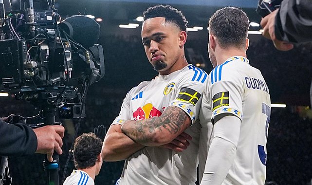 Leeds United, 45 yıl sonra Old Trafford'da kazandı!