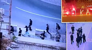 Lefkoşa'da skandal görüntüler! Kıbrıs Türklerine çirkin saldırı: EOKA'cılar taş ve patlayıcı madde fırlattı