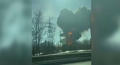 Rusya'nın en büyük petrokimya tesisinde yangın