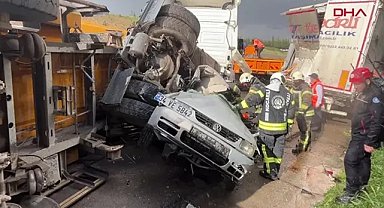 TEM'de zincirleme kaza: 2 kişi hayatını kaybetti