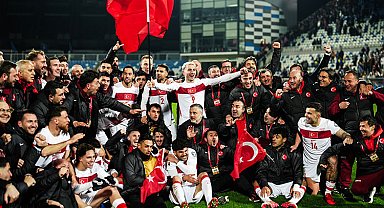 Türk sporunda A Milli Futbol Takımı'nın 2026 Dünya Kupası'na gitme sevinci!