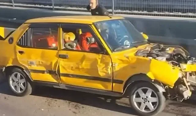Bursa yolunda feci kaza! Araç hurdaya döndü
