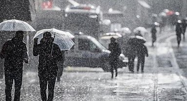 Meteoroloji'den 5 kente kuvvetli sağanak uyarısı