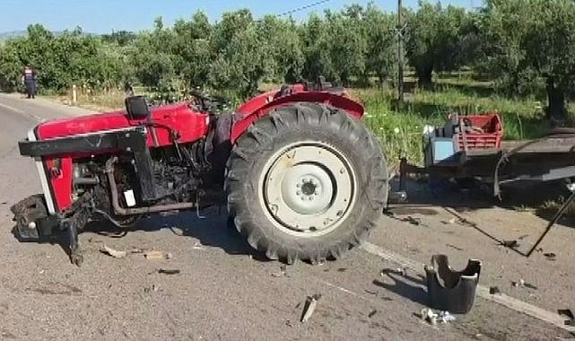 Bursa’da traktör kazası: 2 yaralı